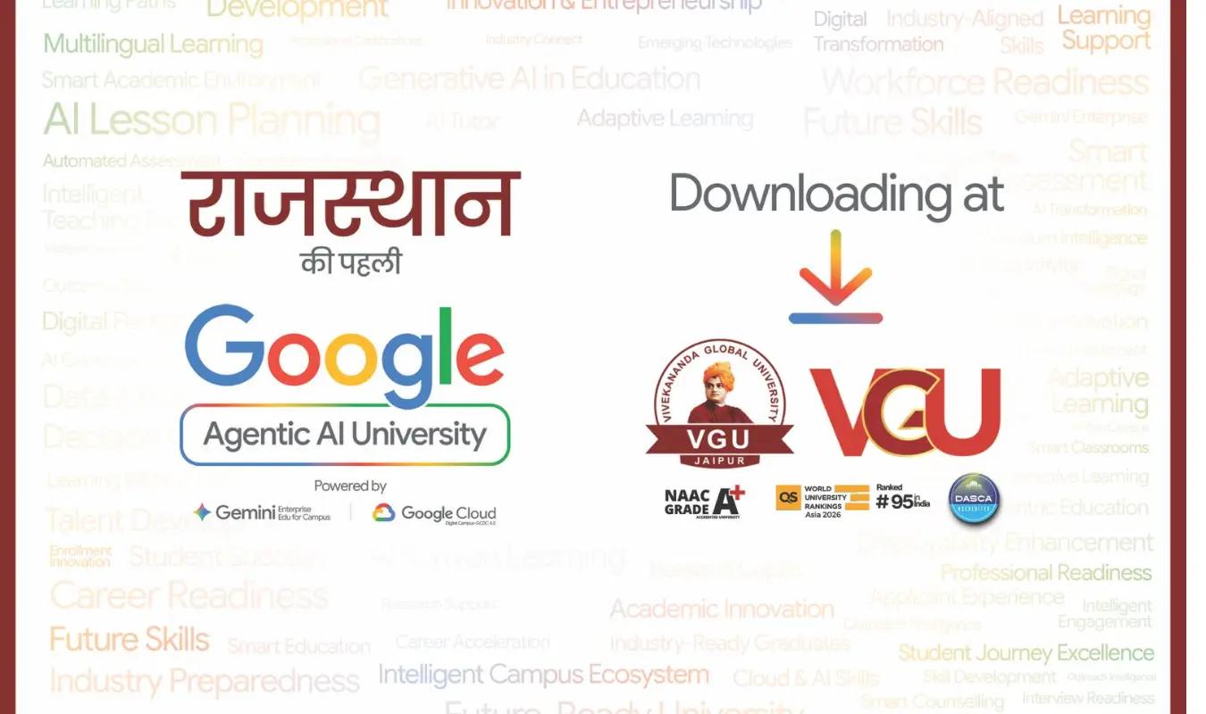 VGU Jaipur: Rajasthan's First Google Agentic AI University
